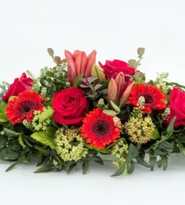 Traditional Red Spray Flowers